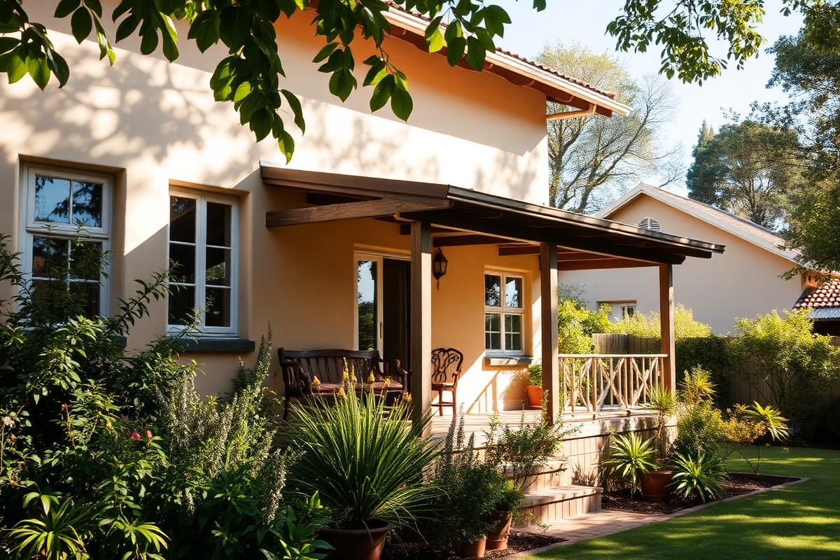 A Cape Town homestay house with a garden